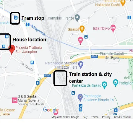 公寓 Charming & Spacious Florentine Just Two Mins From Tram Stop 佛罗伦萨